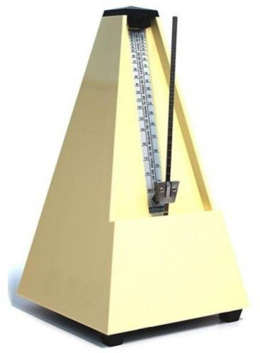 METRONOMO MADERA PIRAMIDE - Wittner (817/A) (Sistem Malzel) (Con Campana) (Arce Natural Mate)