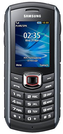Samsung B2710 All Carriers 15 MB Handy (5,0 cm (2,0 Zoll) Display, 2 Megapixel Kamera, wasserdicht, ohne Branding)-noir-black