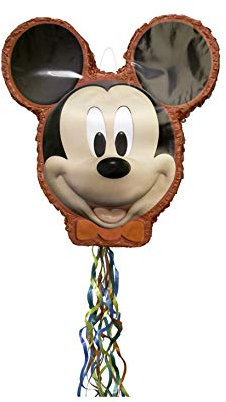 Unique Party 66309 - Disney Mickey Mouse Pinata - Tirare la Corda