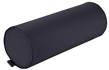 Pader Medi Tech Nacken- und Knierolle aus Polyetherschaumstoff I Lagerungsrolle mit Kunstlederbezug und Kedernähten I 50 x 18 cm I in 20 Farben verfügbar (Schwarz)