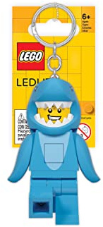 LEGO Iconic Nyckelring med Lampa, Shark Suit Guy
