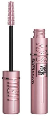 Maybelline New York Lash Sensational Sky High Mascara, Volumising & Lengthening Mascara, Washable Flake-Free Formula Infused with Bamboo Extract & Fibres, 7 ml, Shade: 01, Black