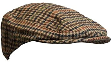 Walker & Hawkes - Unisex Schiebermütze aus Wolle - Flache Schirmmütze im Country-Stil