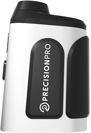 Precision Pro NX10 Golf Rangefinder with Slope- Laser Golf Range Finder - Custom Designs, Cart Magnet, Slope, 6X, Flag Lock w Pulse, 999+ Yard Range Finder Golf Laser Rangefinder Golfing Accessory