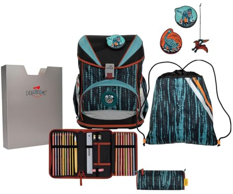 DerDieDas Schulrucksack Set 5-TLG. ErgoFlex Big Rex 2023