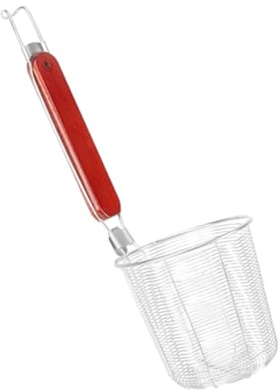 HEMOTON 2pezzi Schiumarole Acciaio Inossidabile Lungo Per Cucina Rete Fina Per Scolare e Filtrare Utensile e Ristoranti