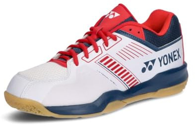 YONEX Unisex Power Cushion Strider Flow Badminton-Schuh, Weiß, Marineblau, Rot 784