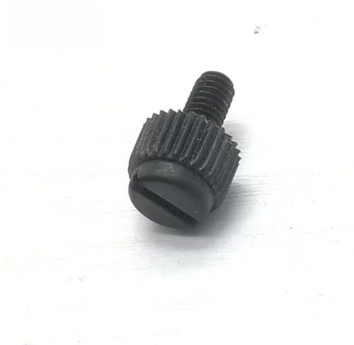 Handschraube 10–50 Stück M3 M4 M5 M6 M8 Rändelschrauben, schwarz, geschlitzt, Nylon-Rändelschraube, Kunststoff-Handdrehschraube Knopfschraube
