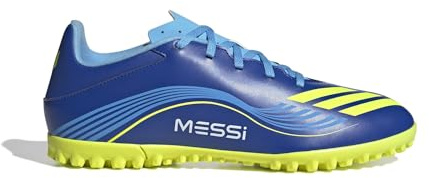 adidas Mens F50 Club Astro Adults Turf Football Boots Blue/Yellow 10 UK