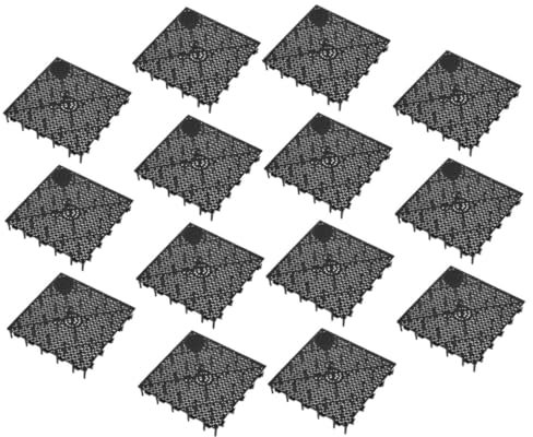 BUGUUYO 14pcs Aquarium Filter Bottom Trays Isolate Boards for Fish Tank Dividers Strainer Plates for Breeding and Landscaping Water Quality