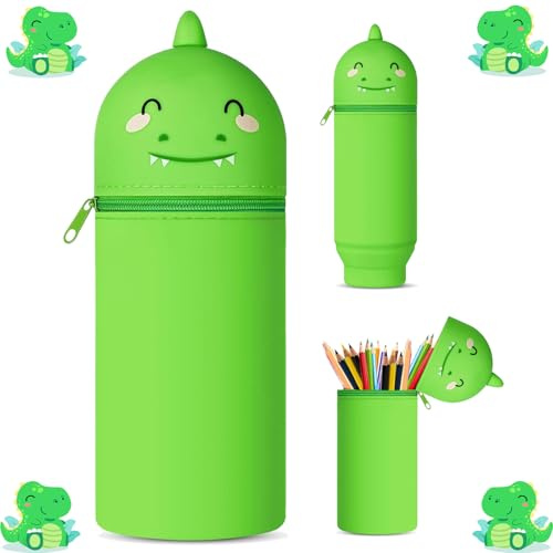 TwoduYoo Kawaii Federmäppchen aus Silikon, Wasserdicht, Ausziehbar bis 22cm