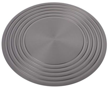 JECOMPRIS Diffuseur de Chaleur Plaque Conductrice 24 Cm Épaisse 4 Mm en Aluminium Multifonction pour Cuisinière à Gaz, Plateau de Décongélation, Accessoire la Cuisine Pratique Poignée