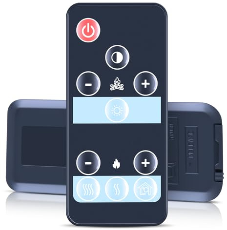 Snrigw Replace Remote Control Compatible with Blyss Electric Fire Heater LDBL2000A-DD5R LDBL2000A-DD4CR