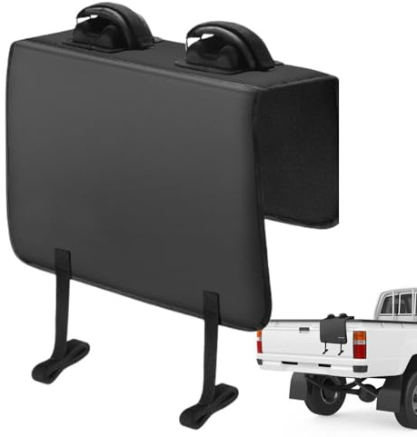 Coussinets de cycle de hayon – Coussinet de vélo pour hayon, support de montagne étanche pour camion – Sangles de cadre sécurisées | Support de chargement Mechanic Plus dans le pick-up, l'atelier et l