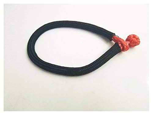 Cuerda del Cabrestante, Ornage 6mm * Carril de cabrestante ATV 15 mm, cuerda sintético, grillete suave for piezas fuera la carretera