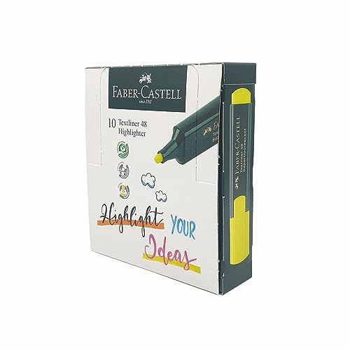 Faber-Castell 154607 – 1 överstrykningspenna Textliner 1546, påfyllningsbar, gul