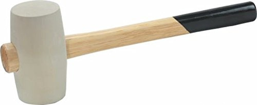 Triuso Gummihammer weiß 85 mm Größe 4 Schonhammer Pflastererhammer Hammer
