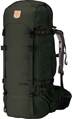 Fjällräven Trekking Rucksack Kajka, Forest Green, 90 x 40 x 30 cm, 100 Liter, 27097-660