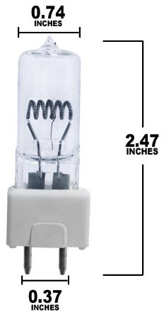 Osram Ftk Lamp 500w 120v Gy9.5 Halogen Light Bulb