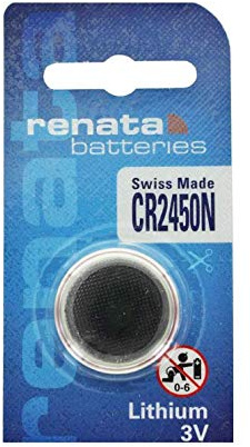 CR2450 Size Lithium Coin Cell for Consumer and Industrial Applications 540 mAh for Lithium Cells Lithium Coin by Renata