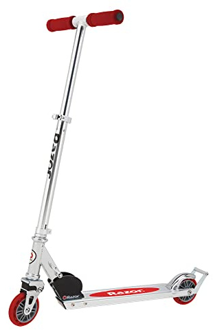 Razor A2 Kick Scooter for Kids – Wheelie Bar, Foldable, Lightweight, Front Vibration Reducing System, Adjustable Height Handlebars