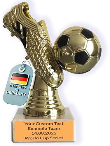 Larius Group Fußball Goldener Schuh Trophäe Fußballpokal Ehrenpreis Torschützenkönig