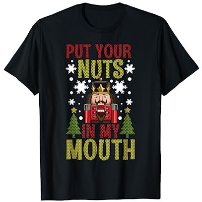 Casse-noisette amusant Cadeaux de Noël pour hommes T-Shirt