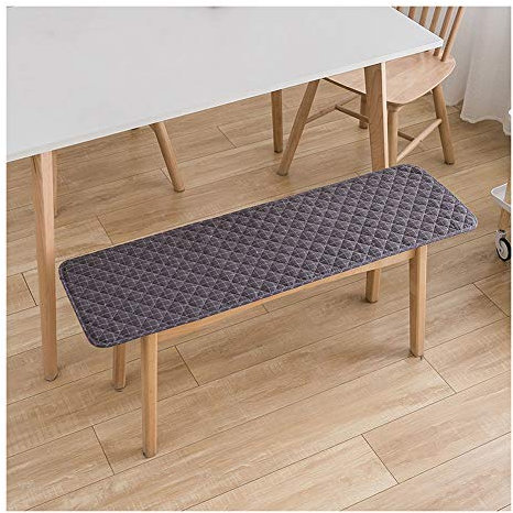 Bankauflage Bankkissen Auflage Auflage Bankkissen Sitzkissen Outdoor/Indoor,Bierbankauflage,strapazierstark und langlebig, bequemes Bank Sitzpolster -Dunkelgrau 120×35cm(47×14in)