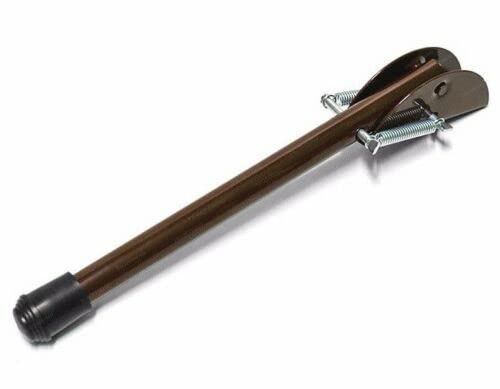 Brown Spring Door Stop - 210mm / 8.3 inch - Metal Driveway Gate Stopper/Garage Door Holder.