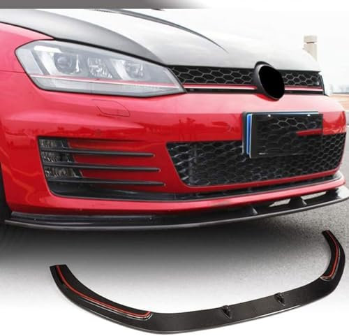 Frontspoiler Lippe Spoilerlippe Splitter Für VW Golf 7 GTI Hatchback 2-Door 4-Door 2014-2018, Stoßstange Lippe Front Spoiler Tuning Auto zubehör