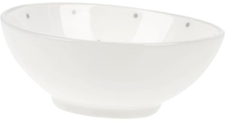 Garneck Ceramic Plate Tableware Easter Dessert Bowl Shallow Salad Bowl for Easter Rabbits Decorations