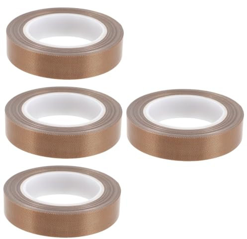 JECOMPRIS 4rotoli Nastro Sigillante Ptfe Per Macchina Sottovuoto Resistente Alle Alte Temperature Nastro Isolante Versatile Per Uso Domestico e Industriale
