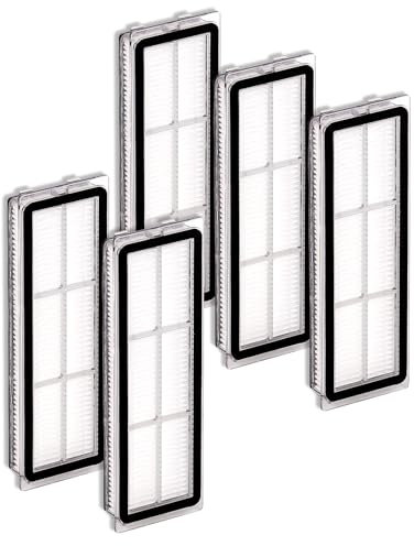 (5 Piezas) Filtro HEPA Compatible Con Dreame L10s Ultra, L10s Pro, L10 Ultra, Z10 Pro, S10, S10 Pro, S10 Plus, 1C, W10, X10+, L10 + Plus, Z10 Pro, D10 Plus, Filtro De Repuesto Para Xiaomi X20+, X10+.