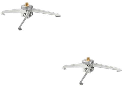 Mikinona 2pcs Portable Mini Tripod for Camera and Phone Foldable Adjustable Stand for Outdoor Filming and Photography Material Compact