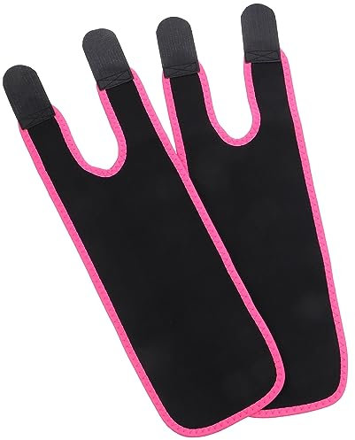 BESPORTBLE Stylische Verstellbare Schweiß Armbänder aus Gummi Praktische Armwickel für Fitness und Krafttraining Armschützer für Sport und Lauftraining 2 Stück Rosa