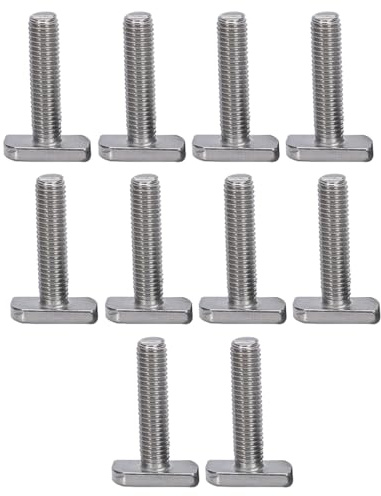 Boulon en T M8x20 à tête de marteau en acier inoxydable, vis en fente en T pour profilé en aluminium, montage solaire photovoltaïque
