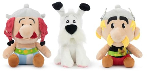 BARRADO - Peluches Astérix, Obélix, Ideáfix - Pack 3 Modelos - 16002820