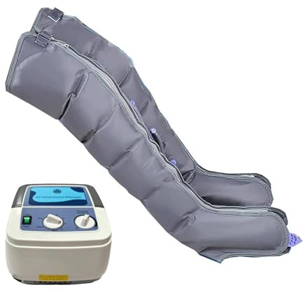 LSRFXF Bottes Pressothérapie Drainage Lymphatique, 6 Chambres Appareil De Massage À Compression d'air, Appareil Drainage Lymphatique Professionnel pour Jambes Bras Jambe Enveloppe