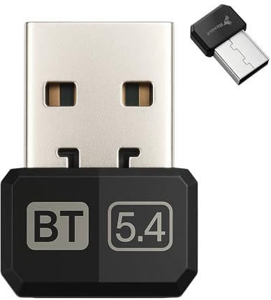 Reagle Bluetooth 5.4 USB Adapter – Nano Mini Dongle für PC & Laptop, Sender & Empfänger, 20 m Reichweite, Plug & Play, Windows 7/8/10/11 kompatibel