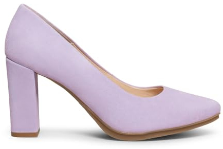 miMaO Zapatos de Piel de Ante para Mujer Color Lila EU 39