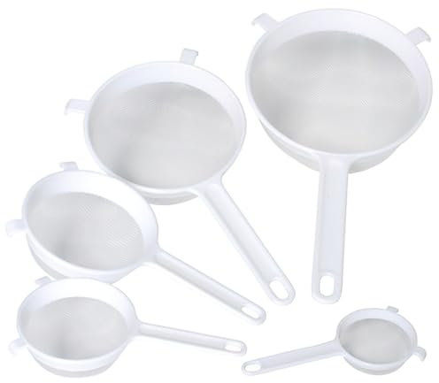 Kitchen Craft Colador, Nailon, Blanco, 7 cm