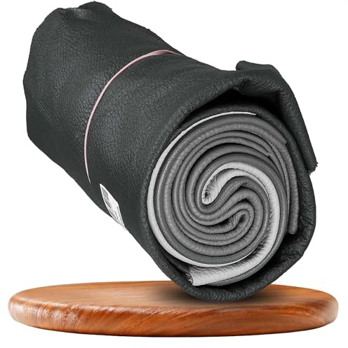 Langlauf Schuhbedarf Lederreste grau 1kg - Leather Scraps verschiedene Grautöne - Lederstücke alle Stücke mind. DIN A3 - echtes Leder zum nähen - handverlesene Lederzuschnitte - Leder zum basteln