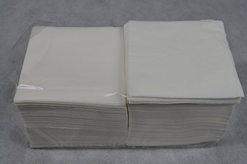 1000 STÜCK SERVIETTEN 1/4FALZ 33 X 33 CM WEISS IMBISS VERZEHR GASTRO SERVIERTEN