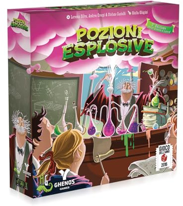 Ghenos Games - GHE093 - Pozioni Esplosive, 2A Edizione, Gioco da Tavolo, 2-4 giocatori