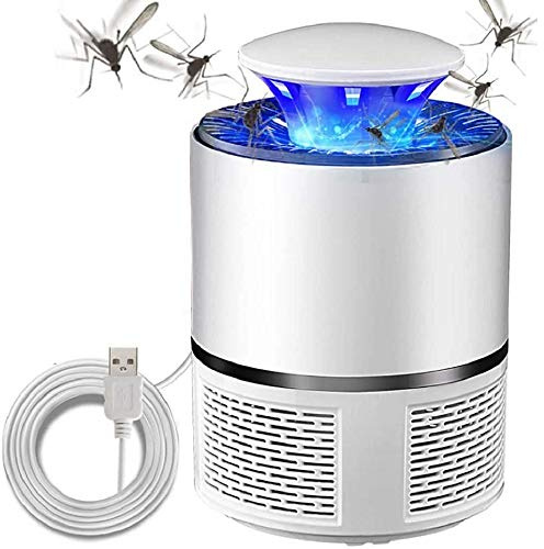 Hobby Tech Lampe Anti-Moustique Photocatalyseur Electrique LED Ultraviolet Piège à Insectes Tueur de Nuisibles Portable pour Intérieur et Extérieur Chargement USB