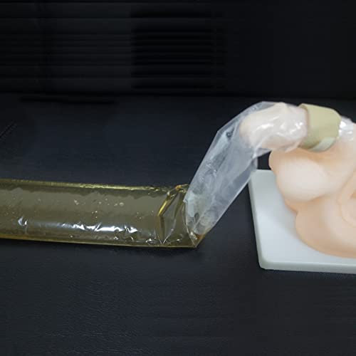 WRTN 30 Piezas de Correa de catéter Externo Masculino, Bolsas de orina Desechables con Soporte Reutilizable fijador de pene urinario Ajustable()