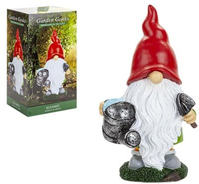 PMS Garden Gonk - Annaffiatoio ornamentale, 20 cm x 13 cm x 33 cm, 1 pezzo, divertente amico gnomo, accessorio perfetto per il giardino, migliora i tuoi arbusti