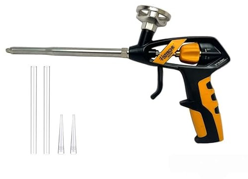 PISTOLA EROGATRICE IN ACCIAIO PER SCHIUMA POLIURETANICA IN CARTUCCIA HOTECHE