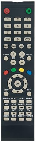 Télécommande Compatible avec Polaroid NORDMENDE ND39N2100C ND24N2100C | TVB55R4PR003 TPL32HDPR001 TCS55UHDP TVB55R4PR004 TQL32R4PR015 TQL39FHDPR001.133 TQL55UHDPR006