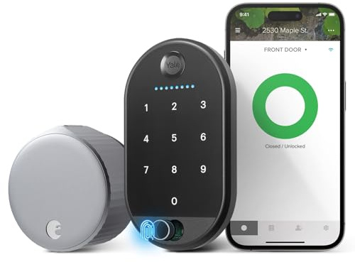 Yale AUG-SL05 August Wi-Fi Smart Lock Fingerprint, Silver